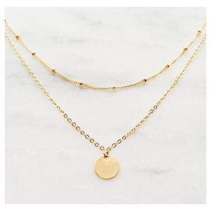 Gold Tone Choker Necklace